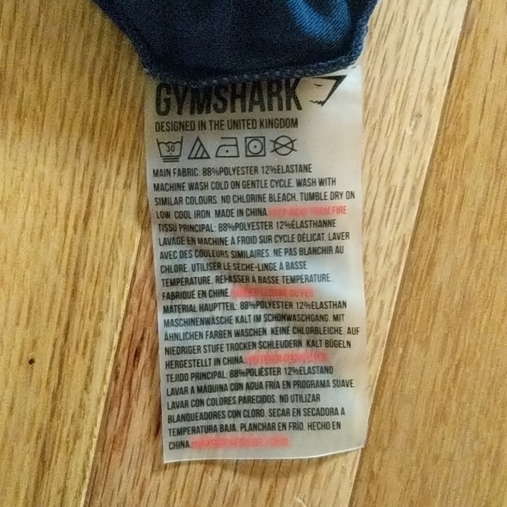 Gymshark long sleeve crop top, Size XS - Picture 6 of 6